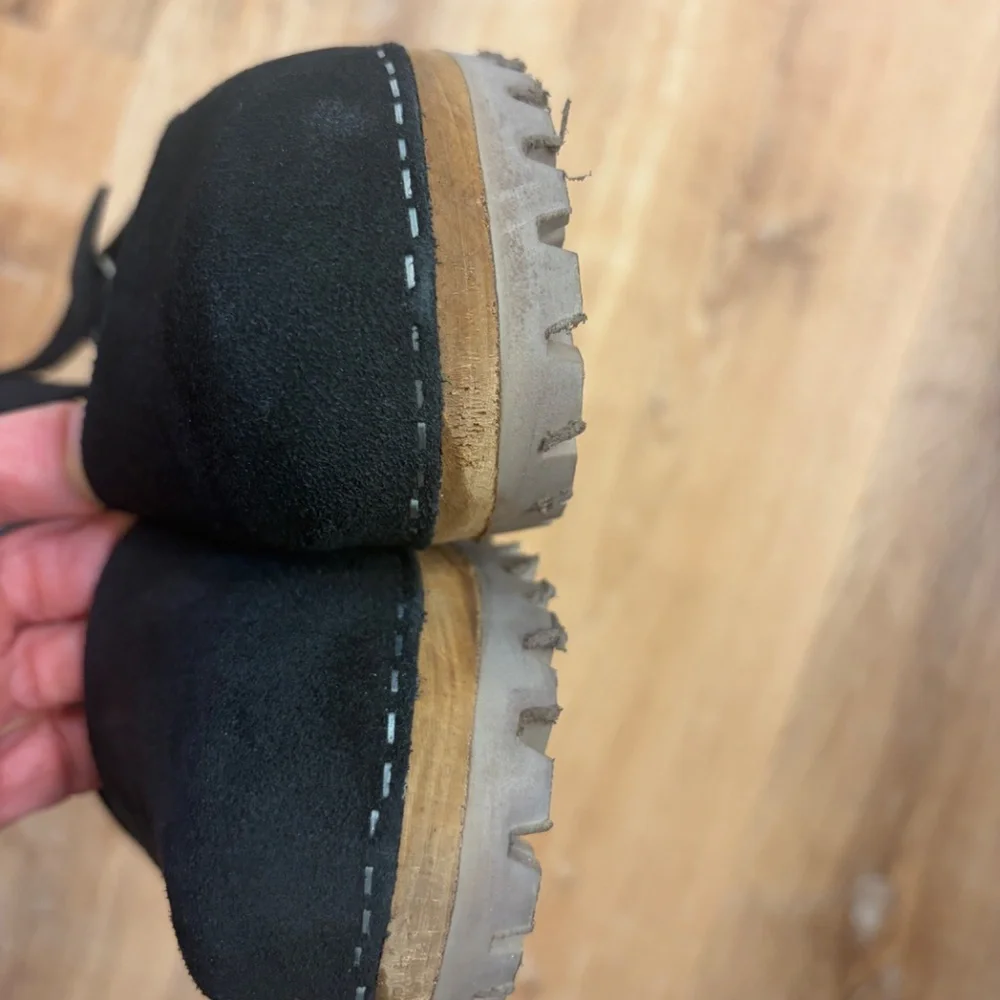 MIA swedish clogs, black suede, size EU 39 - Picture 7 of 8